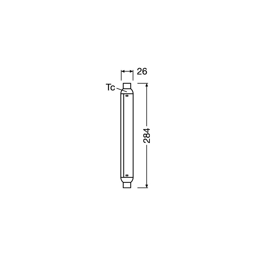 LED σωλήνας φθορισμού LINE S15s/7W/230V 2700K - Osram