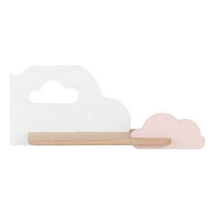 LED Παιδικό φωτιστικό τοίχου με ράφι CLOUD LED/5W/230V λευκό/ροζ,