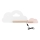 LED Παιδικό φωτιστικό τοίχου με ράφι CLOUD LED/5W/230V λευκό/ροζ,