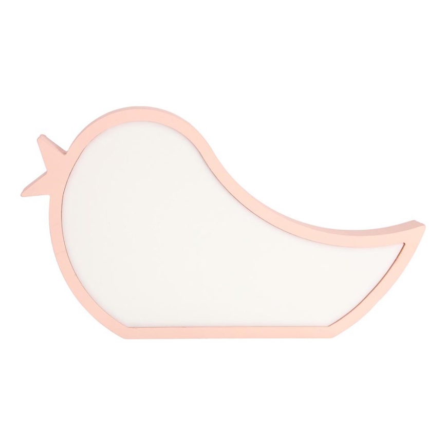 LED Παιδικό επιτραπέζιο φωτιστικό BIRD LED/12W/230V ροζ