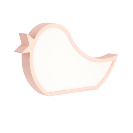 LED Παιδικό επιτραπέζιο φωτιστικό BIRD LED/12W/230V ροζ