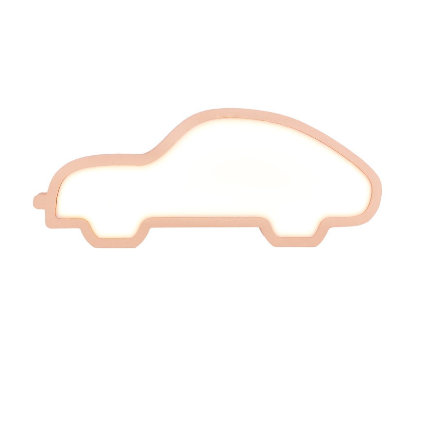 LED παιδικό επιτραπέζιο φωτιστικό CAR LED/11W/230V ροζ