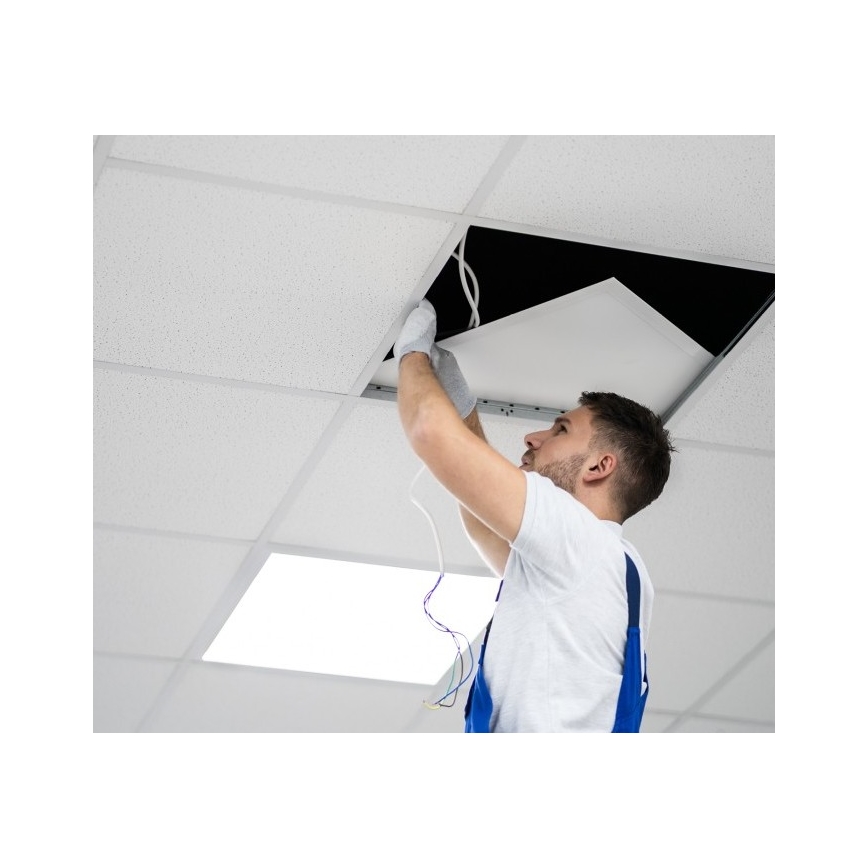 LED Ρυθμιζόμενο πάνελ οροφής CAPRI LED/25/36/40W/230V 3000/4000/5700K UGR19 IP44 60x60 εκ.