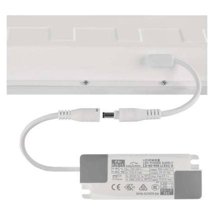 LED πάνελ οροφής για ψευδοροφή DIXXO LED/36W/230V 4000K 60x60 cm λευκό