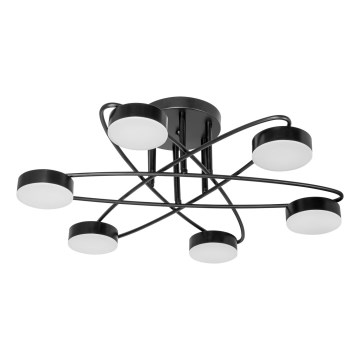 LED Πλαφονιέρα οροφής 6xLED/7W/230V 3000-6000K διάμετρος 60 cm μαύρο