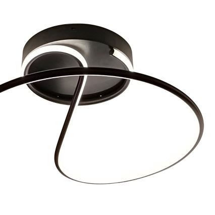 LED Πλαφονιέρα οροφής DELTA LED/30W/230V μαύρο