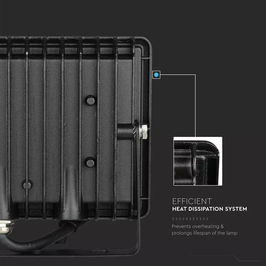 Προβολέας LED LED/20W/230V IP65 ροζ φως