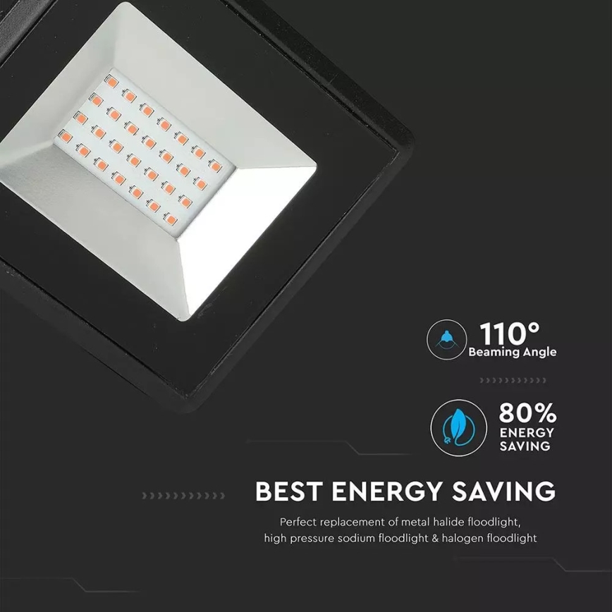 Προβολέας LED LED/20W/230V IP65 ροζ φως