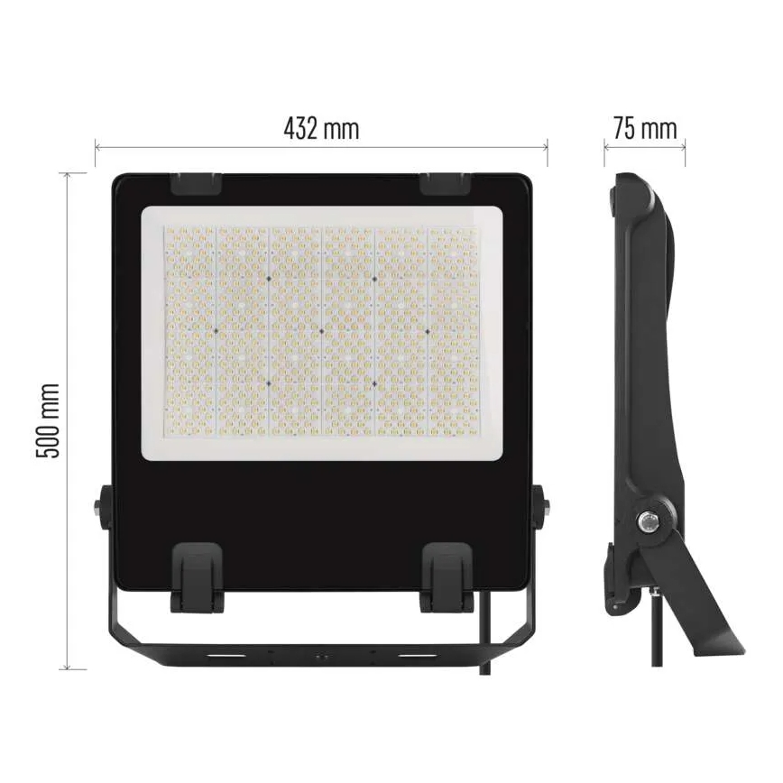 LED Προβολέας AVENO LED/300W/230V 4000K 48000 lm IP66 μαύρο