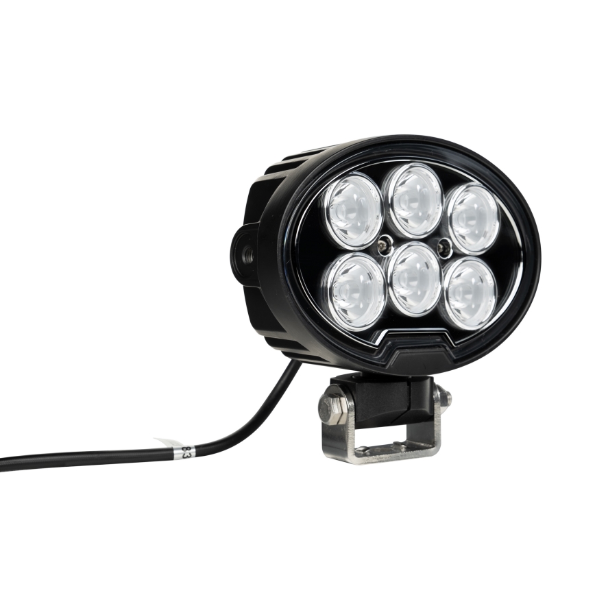 LED Προβολέας αυτοκινήτου BLACK LED/60W/10-30V IP69 5700K οβάλ