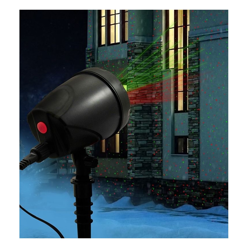 LED Προβολέας λέιζερ εξωτερικού χώρου LED/5W/230V IP44