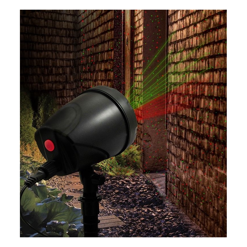 LED Προβολέας λέιζερ εξωτερικού χώρου LED/5W/230V IP44