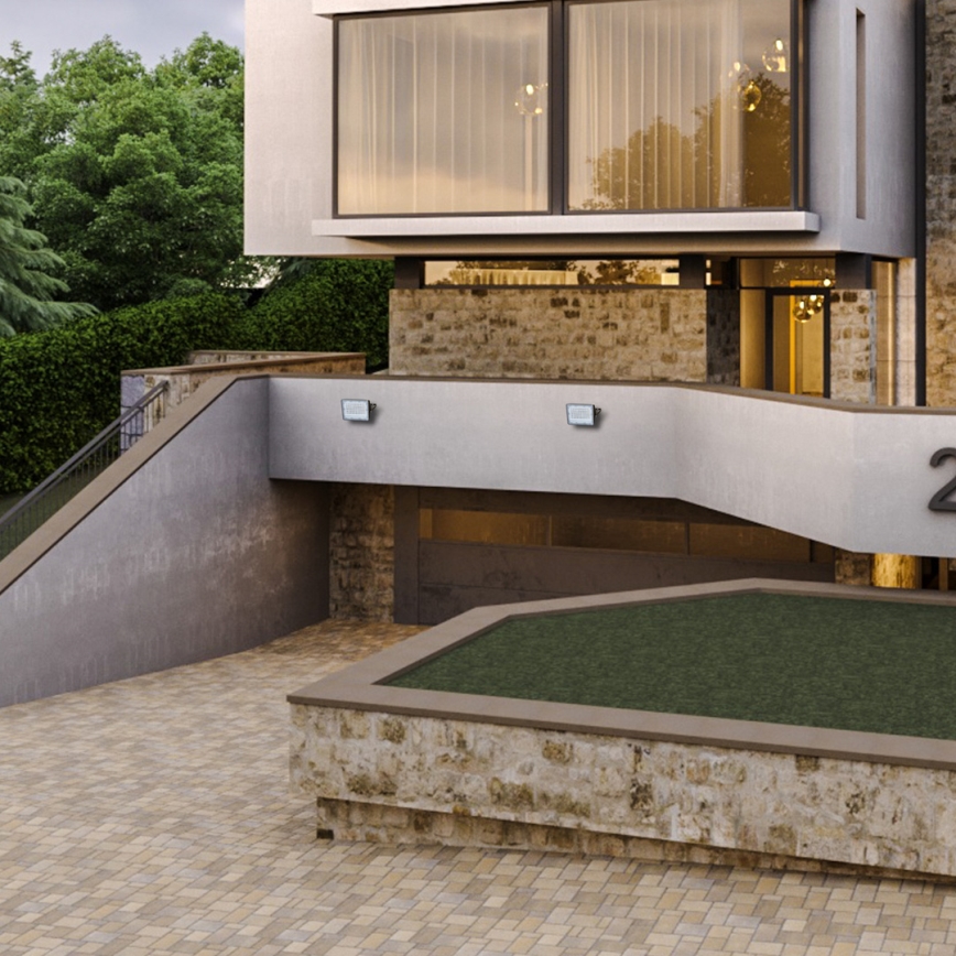 Προβολέας LED με ηλιακό πάνελ FOCUS 60W/10000 mAh 3,2V 6000K IP65 + τηλεχειριστήριο