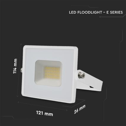LED Προβολέας LED/20W/230V 6500K IP65 λευκό