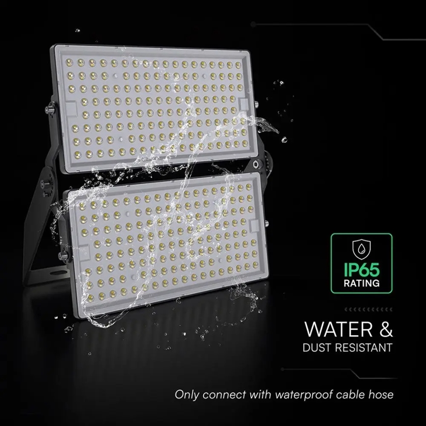 LED Προβολέας LED/500W/230V 4000K IP65 γκρι