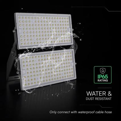 LED Προβολέας LED/500W/230V 6500K IP65 γκρι