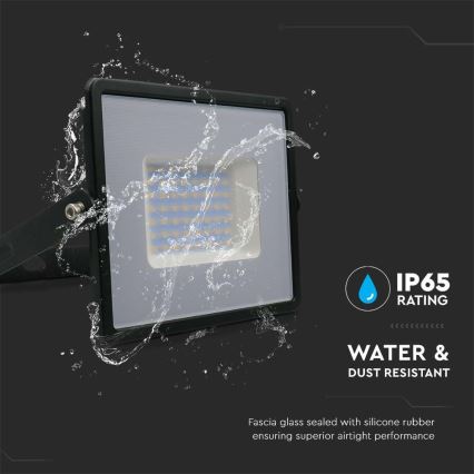 LED Προβολέας LED/50W/230V 4000K IP65 μαύρο