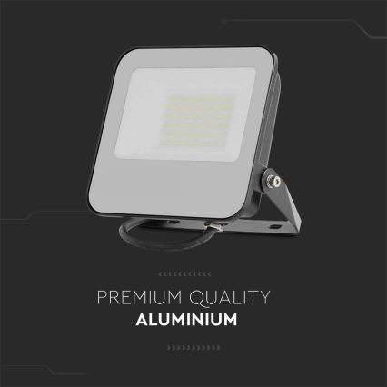 LED Προβολέας LED/50W/230V 4000K IP65 μαύρο