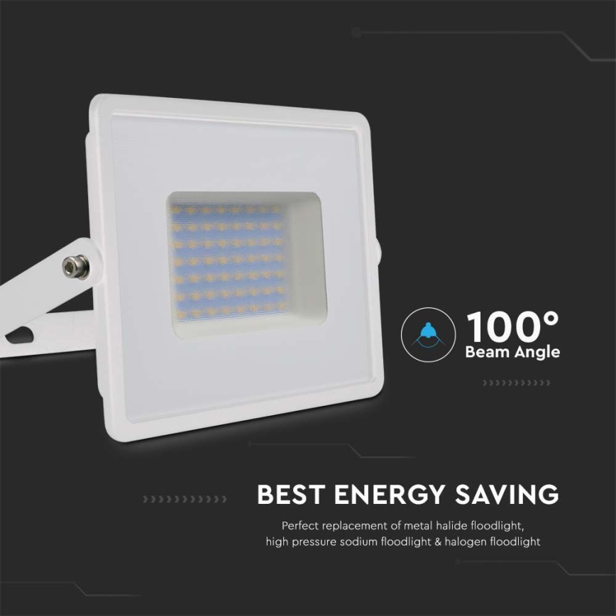 LED Προβολέας LED/50W/230V 6500K IP65 λευκό