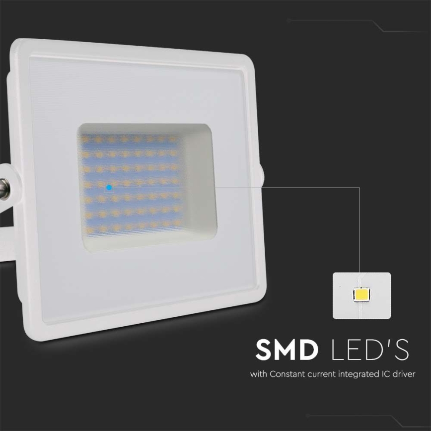 LED Προβολέας LED/50W/230V 6500K IP65 λευκό