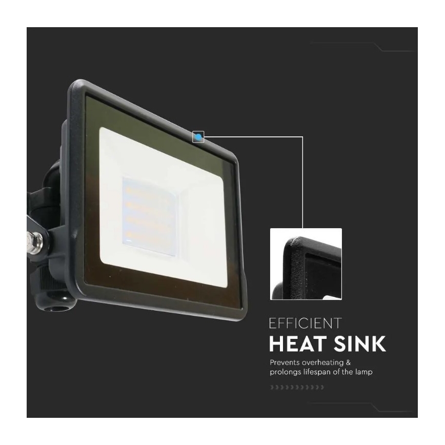 LED Προβολέας SAMSUNG CHIP LED/20W/230V IP65 6500K