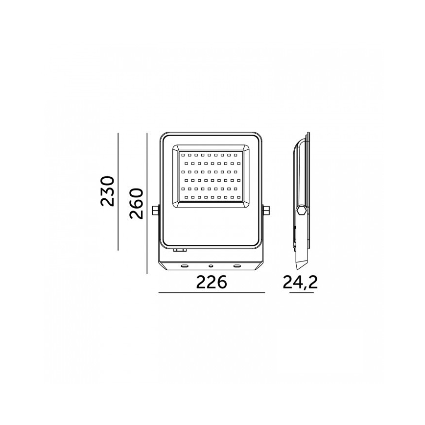 LED Προβολέας ULSAN LED/100W/230V 4000K IP65