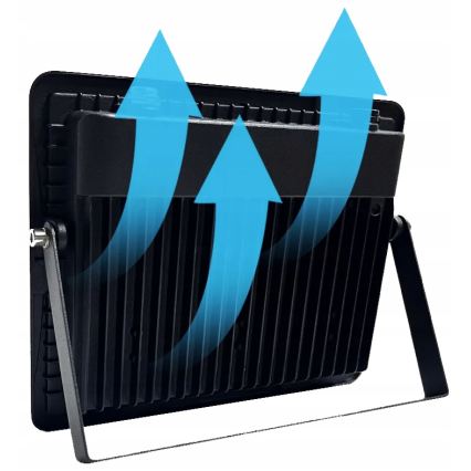 LED προβολέας εξωτερικού χώρου LED/150W/230V 4500K IP65 μαύρος