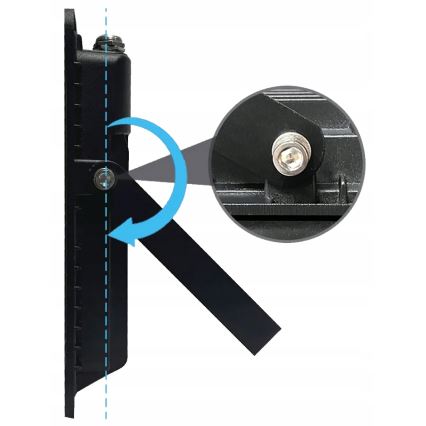 LED προβολέας εξωτερικού χώρου LED/150W/230V 4500K IP65 μαύρος