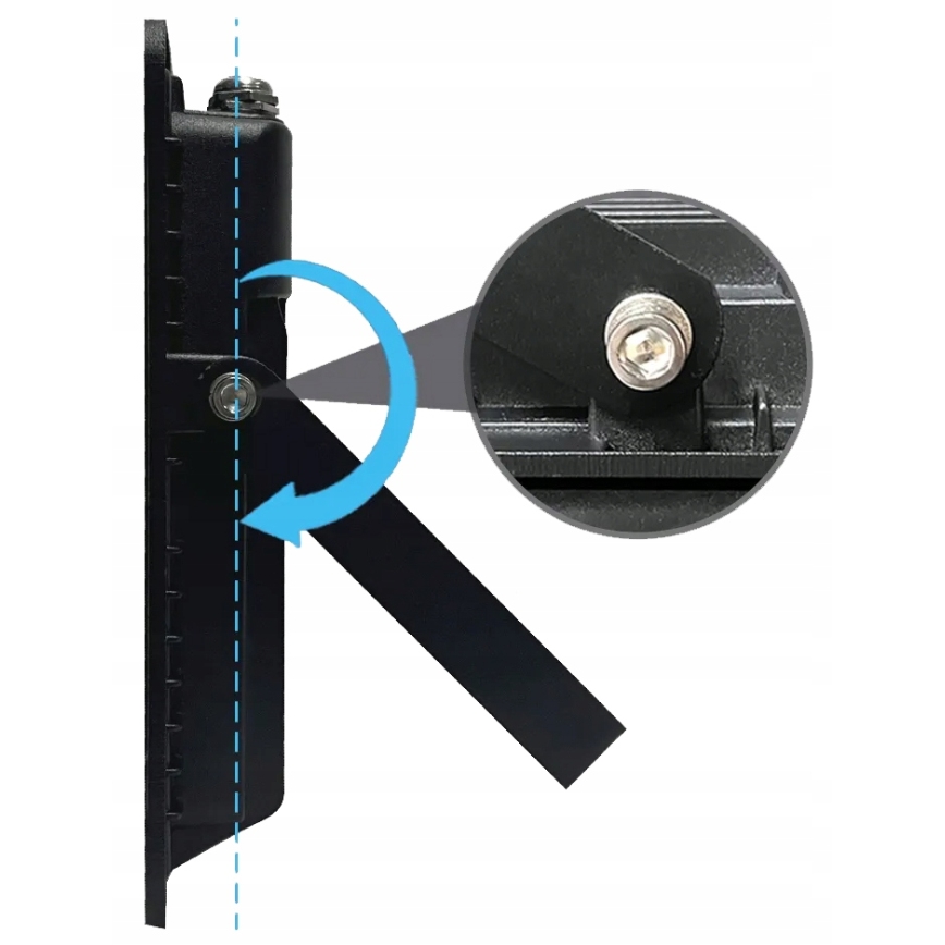 LED προβολέας εξωτερικού χώρου LED/150W/230V 4500K IP65 μαύρος