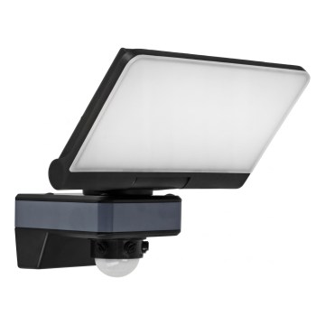 LED Προβολέας με αισθητήρα κίνησης και λυκόφωτος LED/44W/230V 4200K IP54 μαύρος