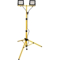LED προβολέας με τρίποδο 2xLED/30W/230V 6500K IP65 κίτρινος