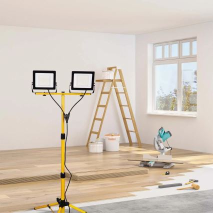 LED προβολέας με βάση 2xLED/50W/230V 6500K IP65 κίτρινος