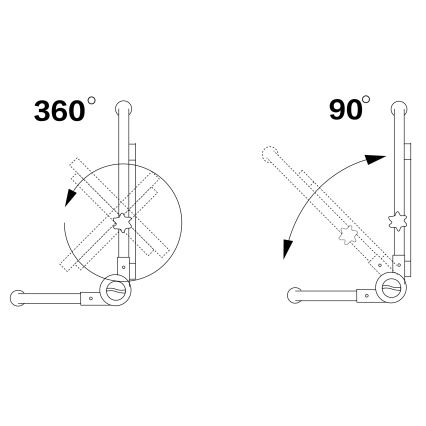 LED Προβολέας με βάση LED/50W/230V 5000K IP65 πορτοκαλί