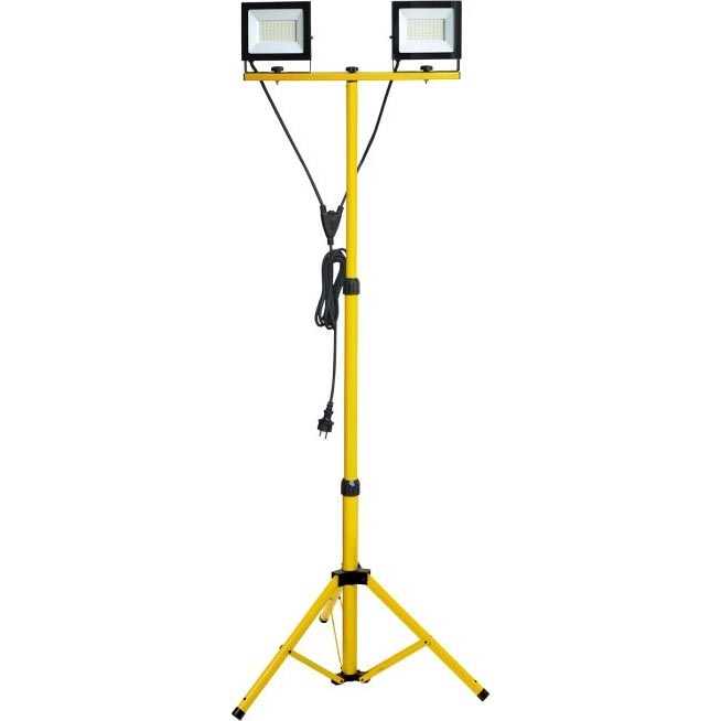 LED Προβολέας με βάση TIGRA 2xLED/50W/230V 4000K IP54 μαύρο/κίτρινο