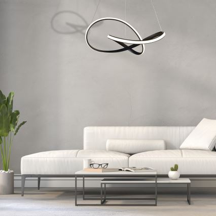 LED Πολύφωτο κρεμαστό CAPPIO LED/36W/230V μαύρο