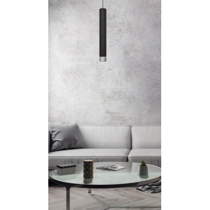 LED Πολύφωτο σε σχοινί TUBA 1xGU10/4,8W/230V