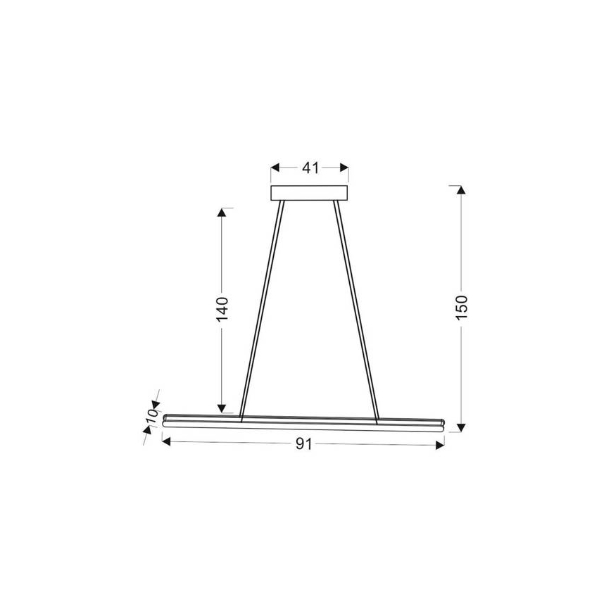 LED Πολύφωτο ράγα COCONUT LED/28W/230V