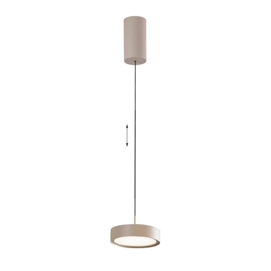 LED πολυέλαιος σε καλώδιο DENVER LED/21W/230V μπεζ