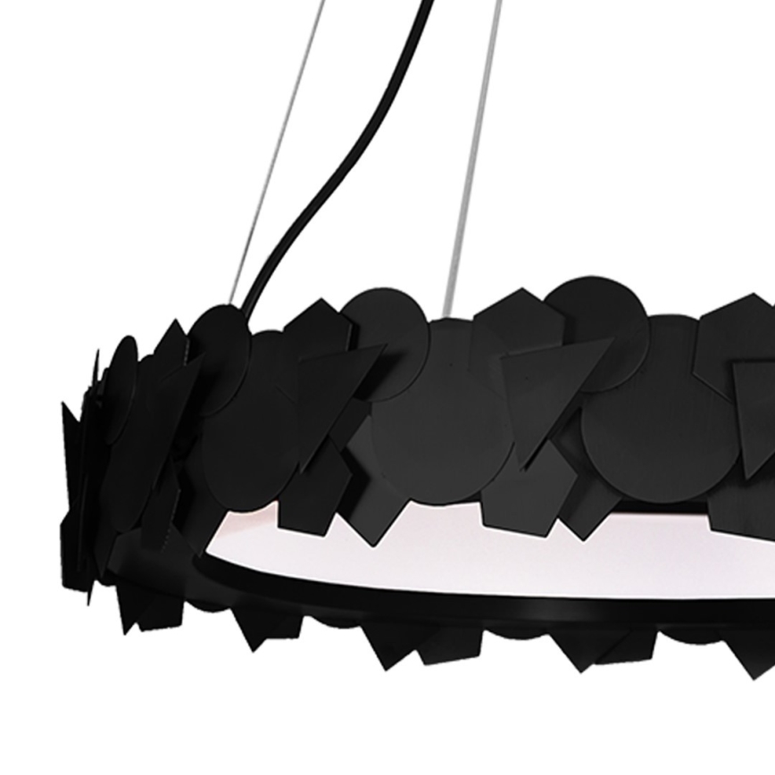 LED πολυέλαιος με αναρτητικό καλώδιο SOHO LED/24W/230V μαύρος