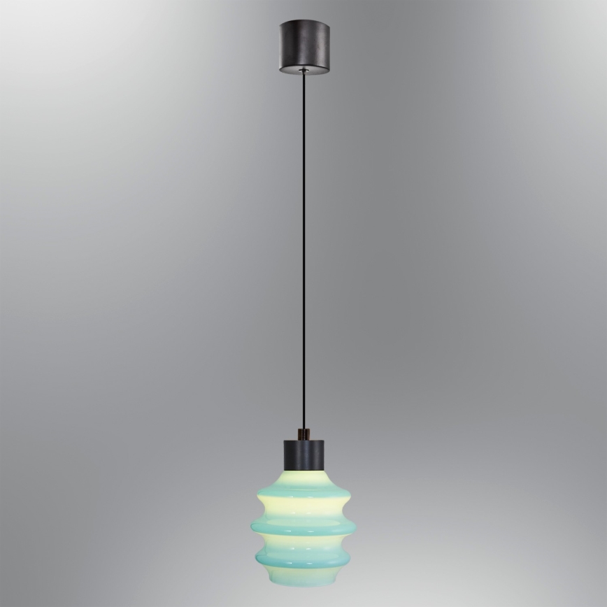 LED πολυέλαιος με καλώδιο CACTUS LED/3W/230V 3000K σε μαύρο/μπλε