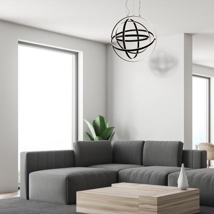 LED πολυέλαιος με καλώδιο COPERNICUS LED/260W/230V μαύρο