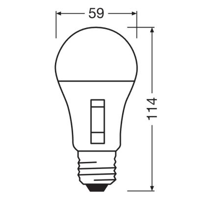 LED Ρυθμιζόμενη λάμπα CLASSIC A60 E27/10,5W/230V 2700/3000/4000/6500K - Osram