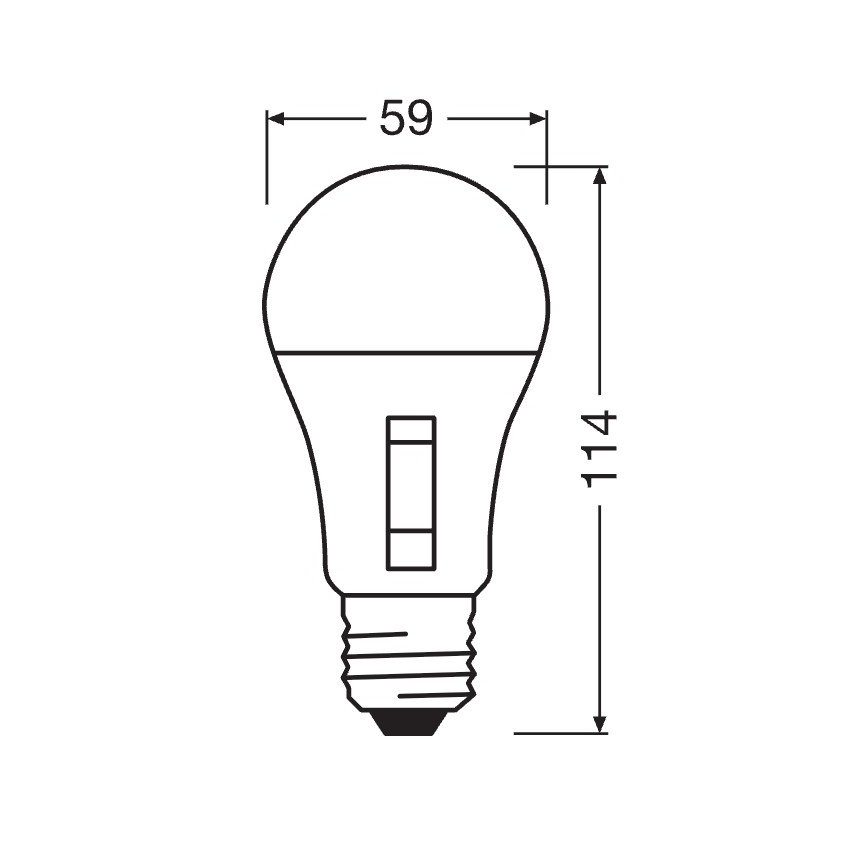 LED Ρυθμιζόμενη λάμπα CLASSIC A60 E27/10,5W/230V 2700/3000/4000/6500K - Osram