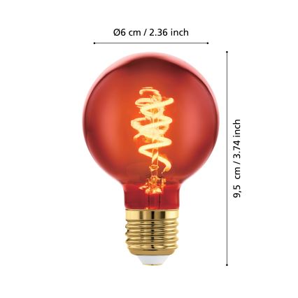 LED Ρυθμιζόμενη Λάμπα E27/4W/230V 2000K - Eglo 110198
