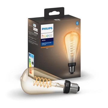 LED Ρυθμιζόμενη Λάμπα Philips Hue WHITE FILAMENT ST72 E27/7W/230V 2100K