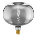 LED ρυθμιζόμενη λάμπα VINTAGE E27/4W/230V 2200K γυαλιστερό χρώμιο - Eglo 110098