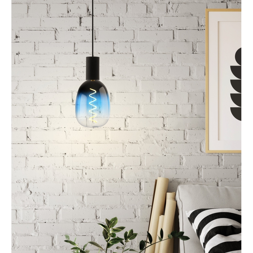 LED ρυθμιζόμενη λάμπα VINTAGE T120 E27/4W/230V 2000K μπλε - Eglo 110224