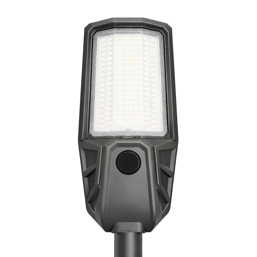 Ρυθμιζόμενη LED λάμπα δρόμου με αισθητήρα και ηλιακό πάνελ KOBRA LED/400W/3,2V 24000 mAh IP65 ανθρακί + τηλεχειριστήριο
