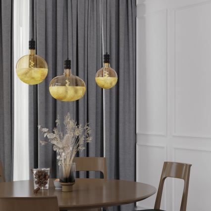 LED ρυθμιζόμενη λάμπα με κάλυμμα FILAMENT G125 E27/4W/230V 1800K χρυσή CRI 90
