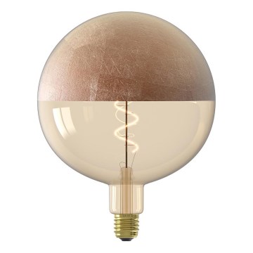 LED Ρυθμιζόμενη λάμπα με κάλυμμα FILAMENT G200 E27/4W/230V 1800K χάλκινη CRI 90